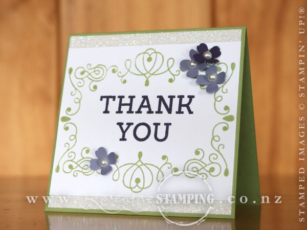 Letterpress Winter Thank You Card