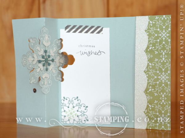 Snowflake Thinlits Gift Voucher Card