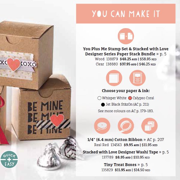 YOU CAN MAKE IT - You Plus Me Tiny Treat Boxes