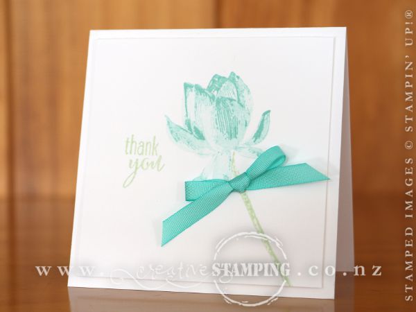 Lotus Blossom Thank You Card