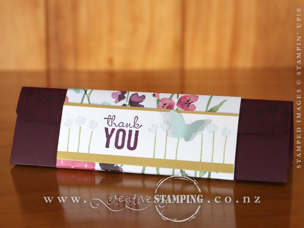 Painted Petals Triangle Box