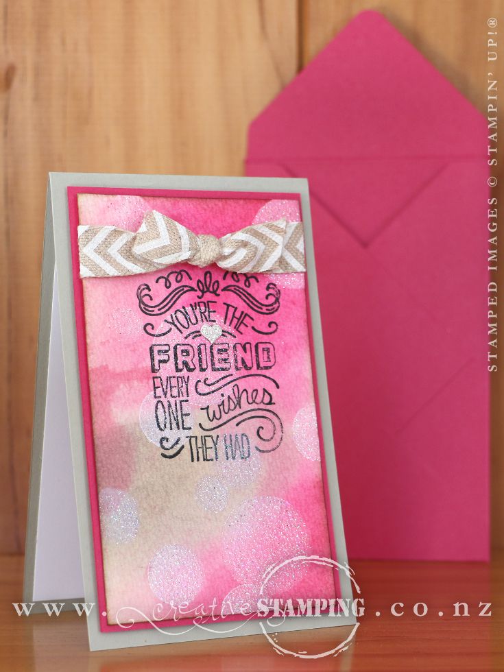 Friendly Wishes Bokeh Card