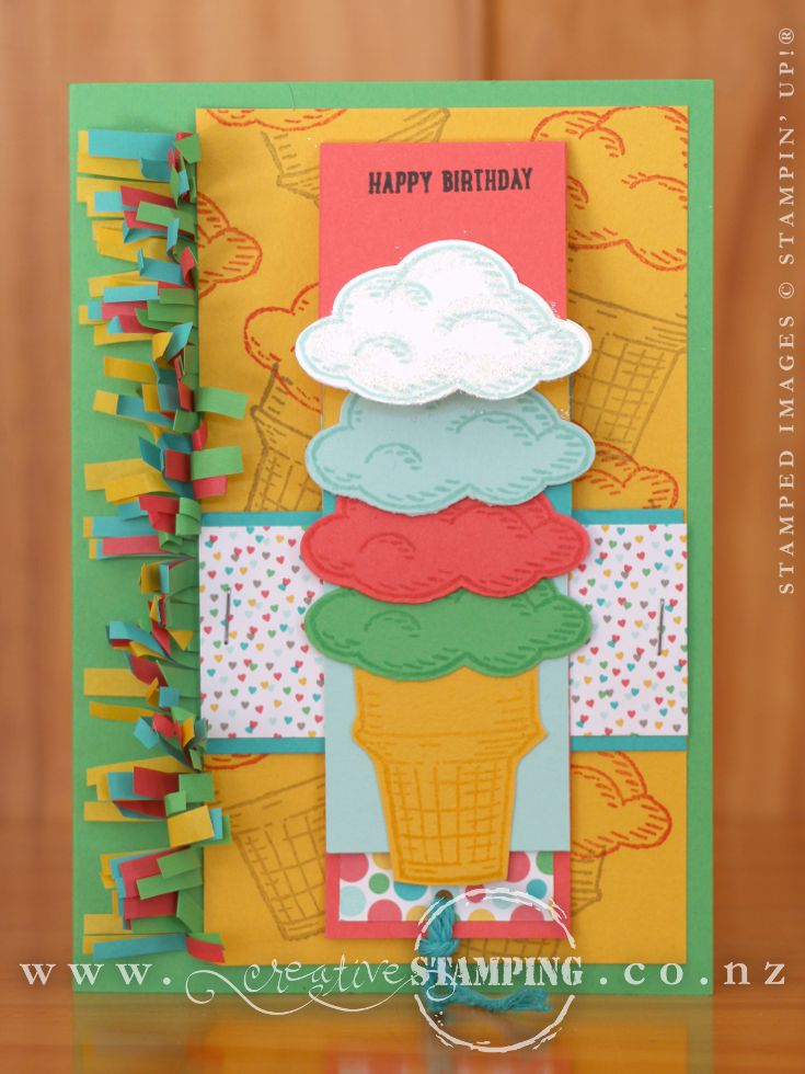 Sprinkles of Life Waterfall Card