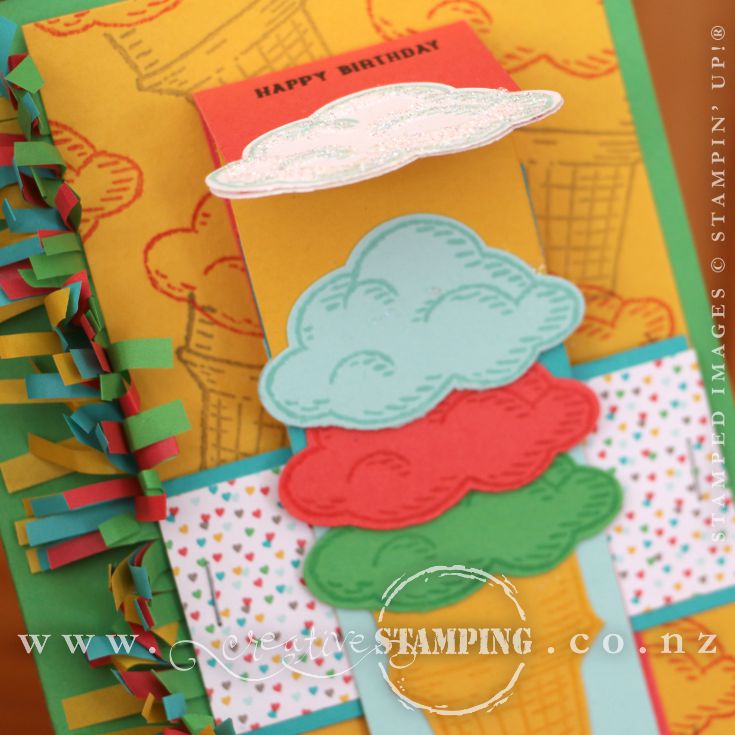 Sprinkles of Life Waterfall Card