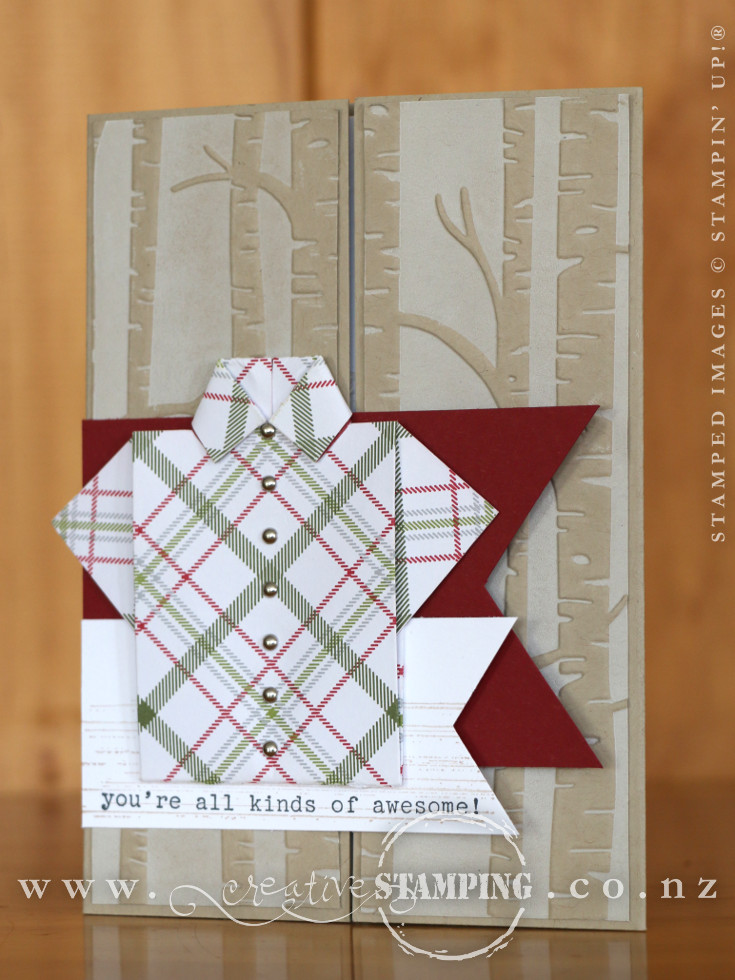 Father's Day Shirt Gatefold Card