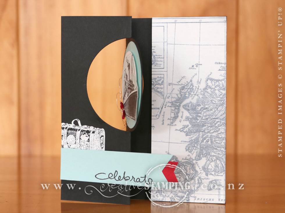 Traveler Circle Flip Card