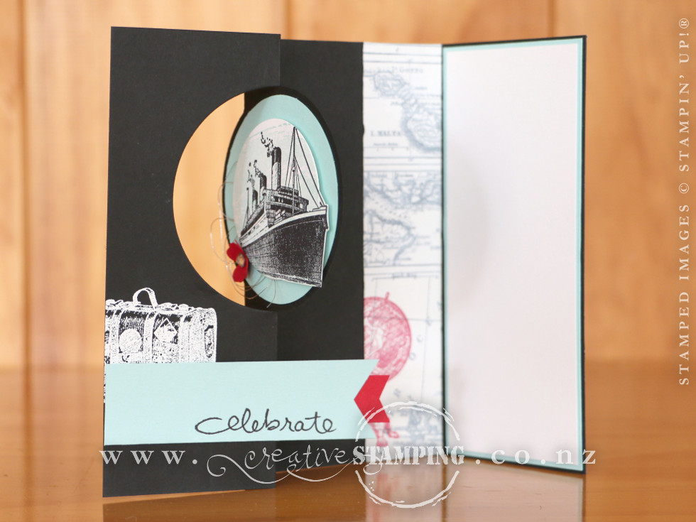 Traveler Circle Flip Card