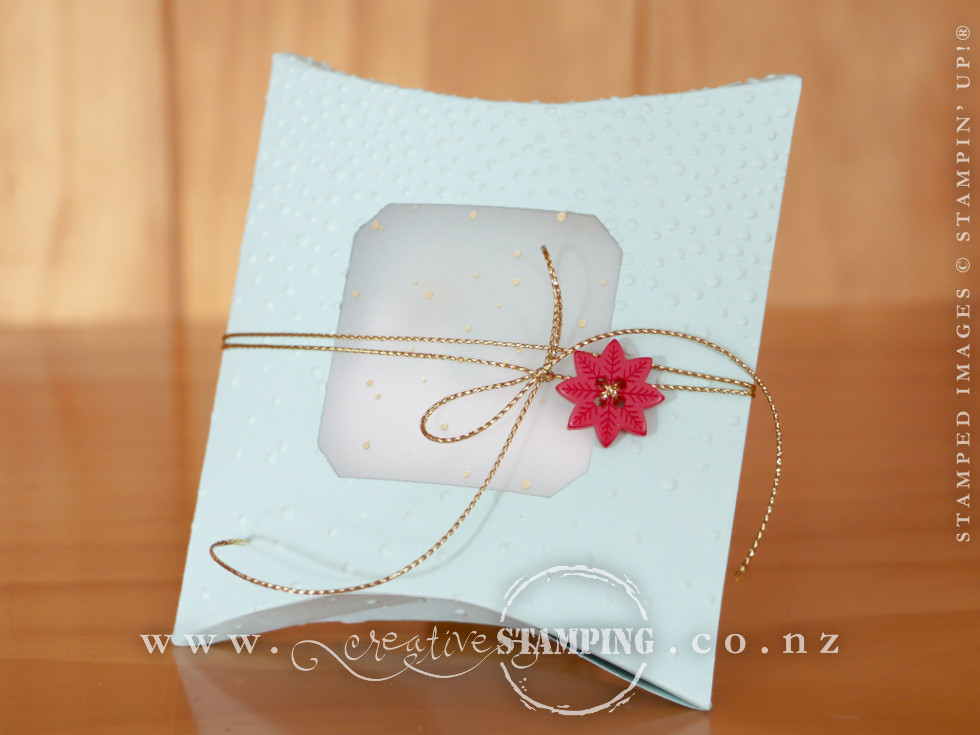 Embossed Square Pillow Box