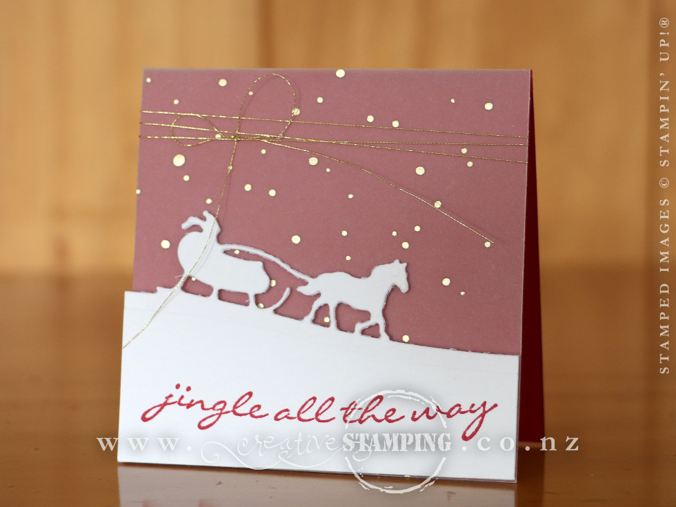 Jingle all the Way Mini Christmas Card