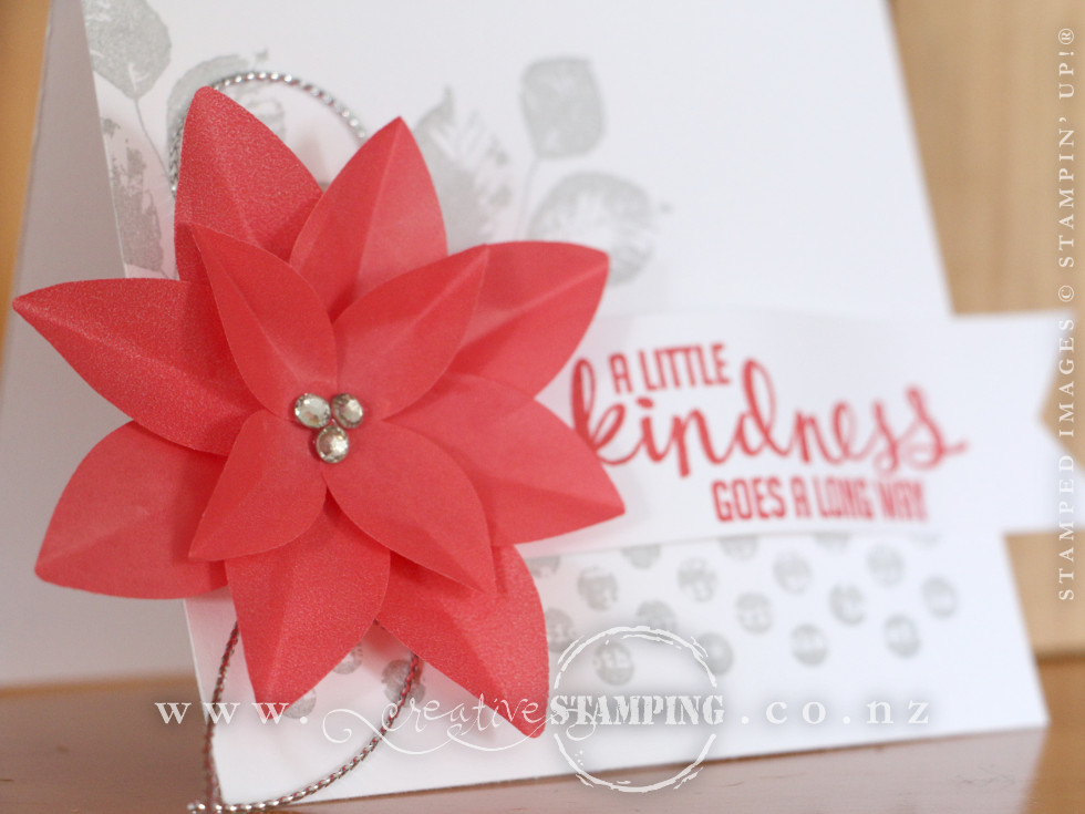 Festive Flower Thank You Card
