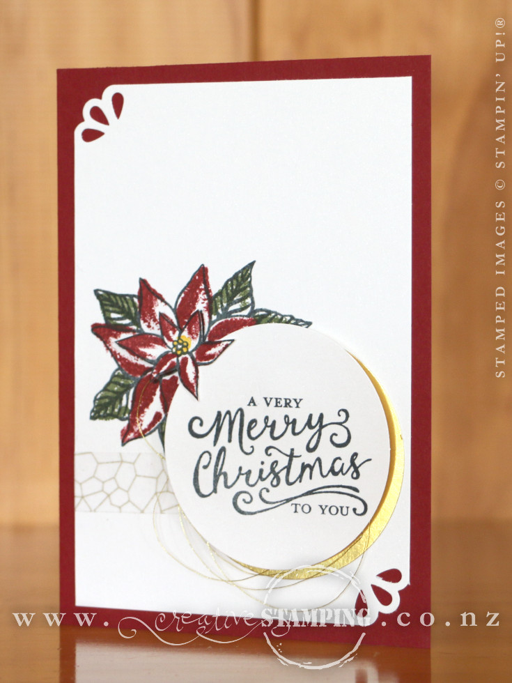 Christmas Poinsettia Christmas Card