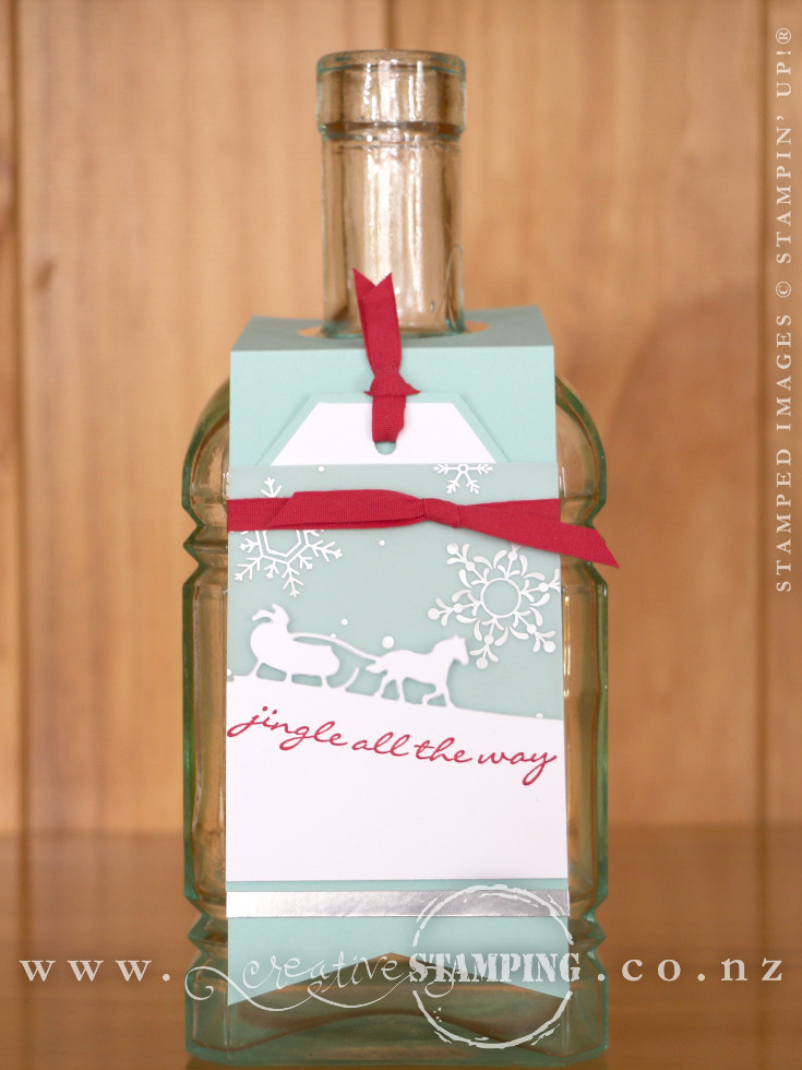 Jingle all the Way Bottle Tag