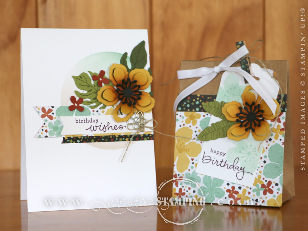 Botanical Blooms Birthday Card & Gift Box