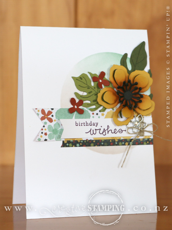 Botanical Blooms Birthday Card