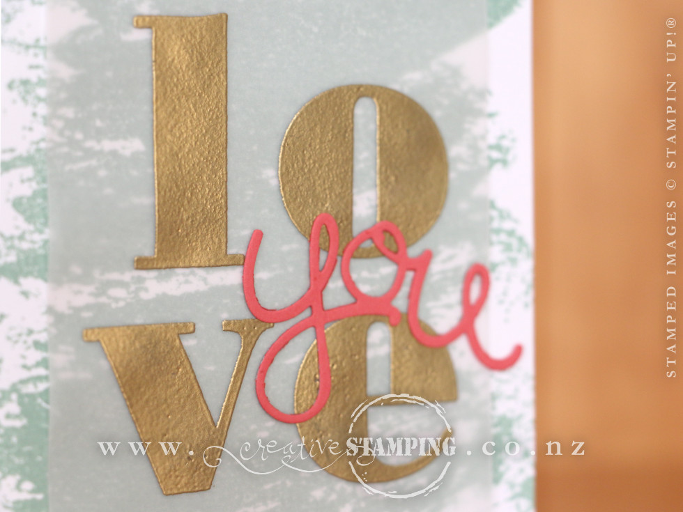 Larger Than Life "love you" Anniversary Card