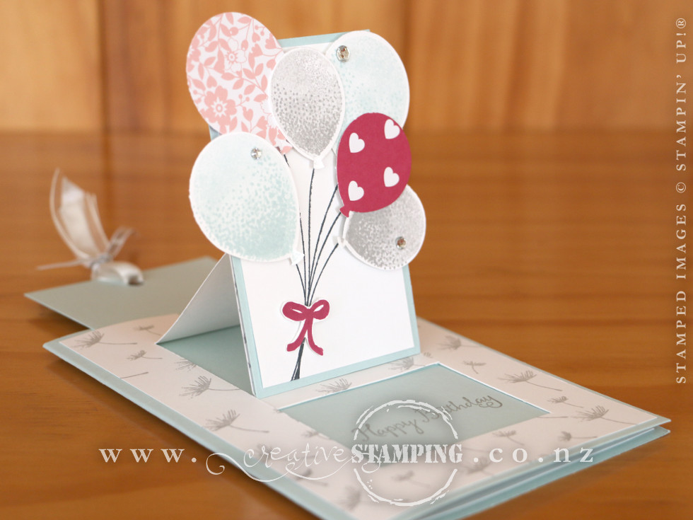 Balloon Celebration Popup Card