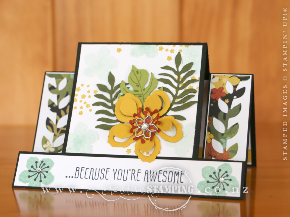 Botanical Blooms Centre-Step Card
