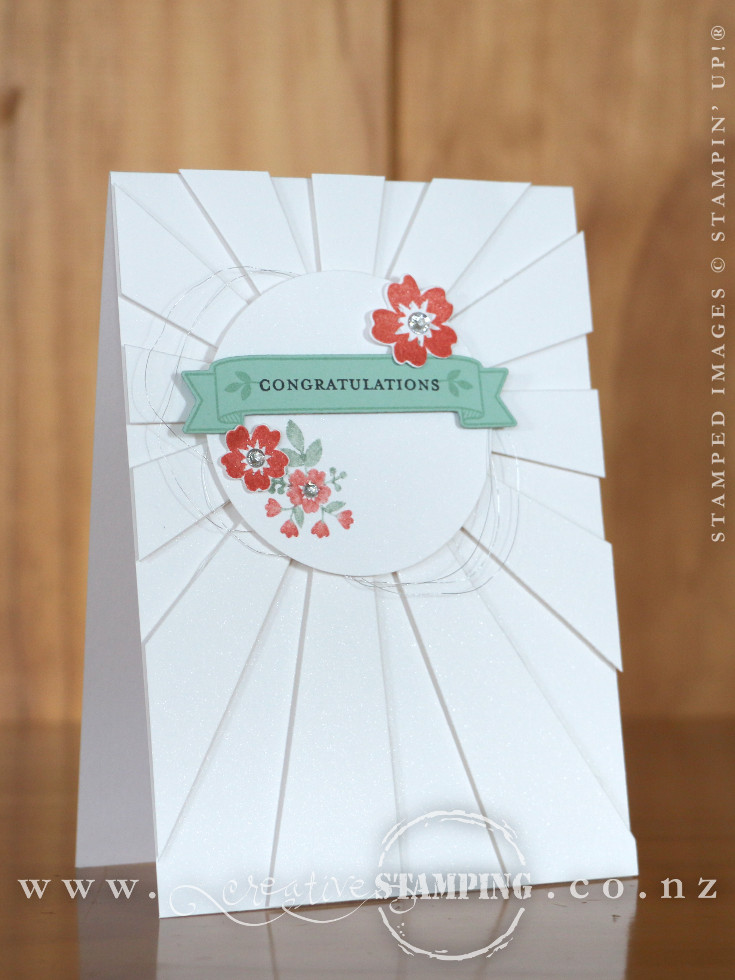 Sunburst Wedding Card