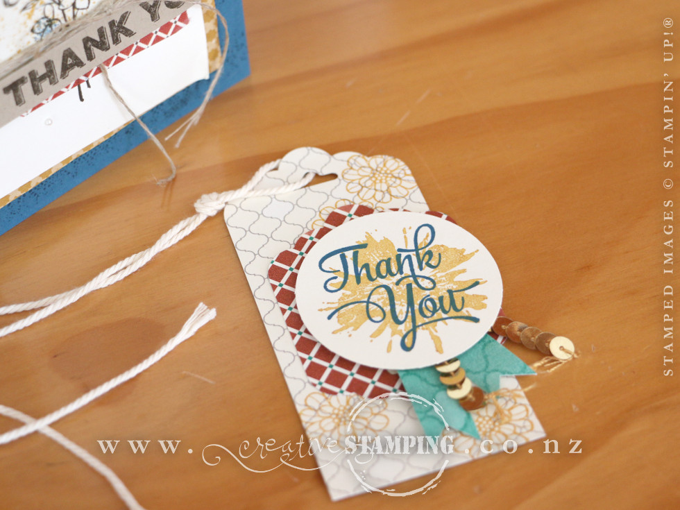 Touches of Texture Thank You Gift Tag