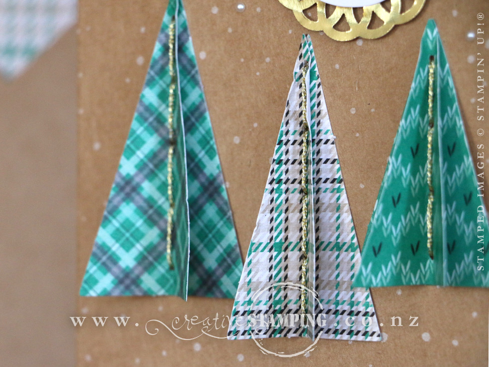 Stitched with Cheer Project Kit - Tree Christmas Card