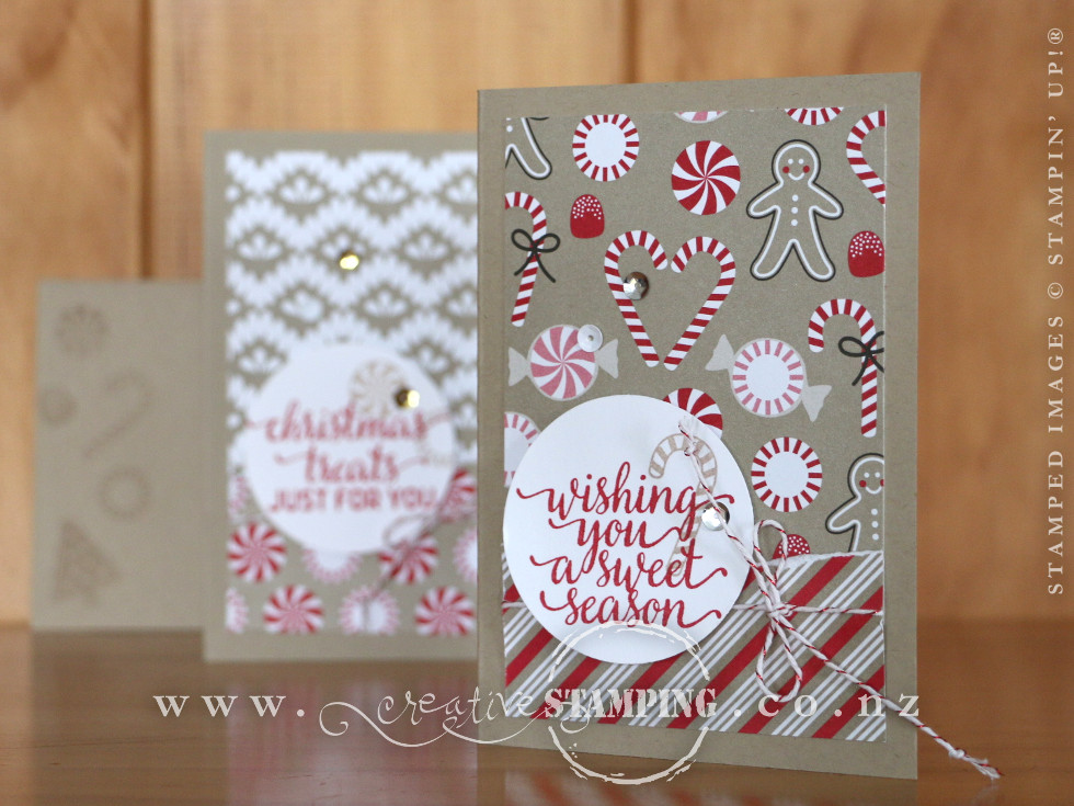 Candy Cane Christmas Card