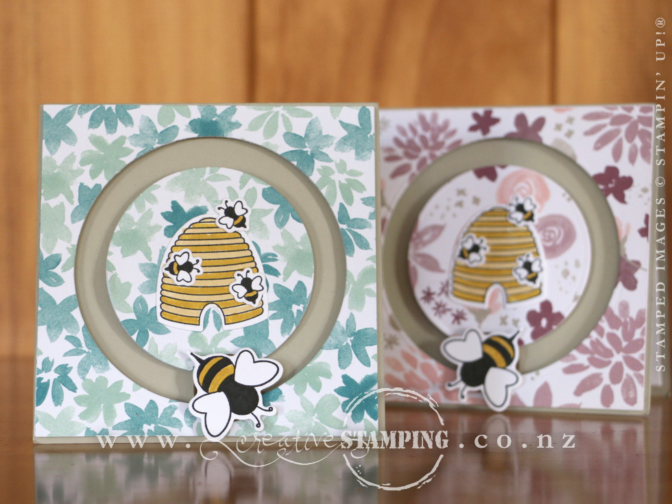 Honey Bee Spinner Card