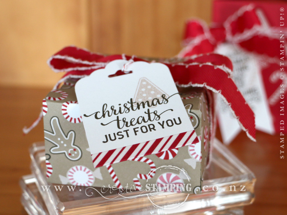 Candy Cane Christmas Gift Box