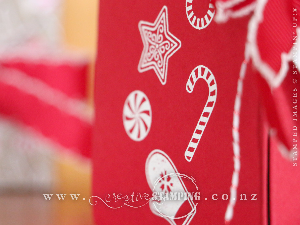 Candy Cane Christmas Gift Box