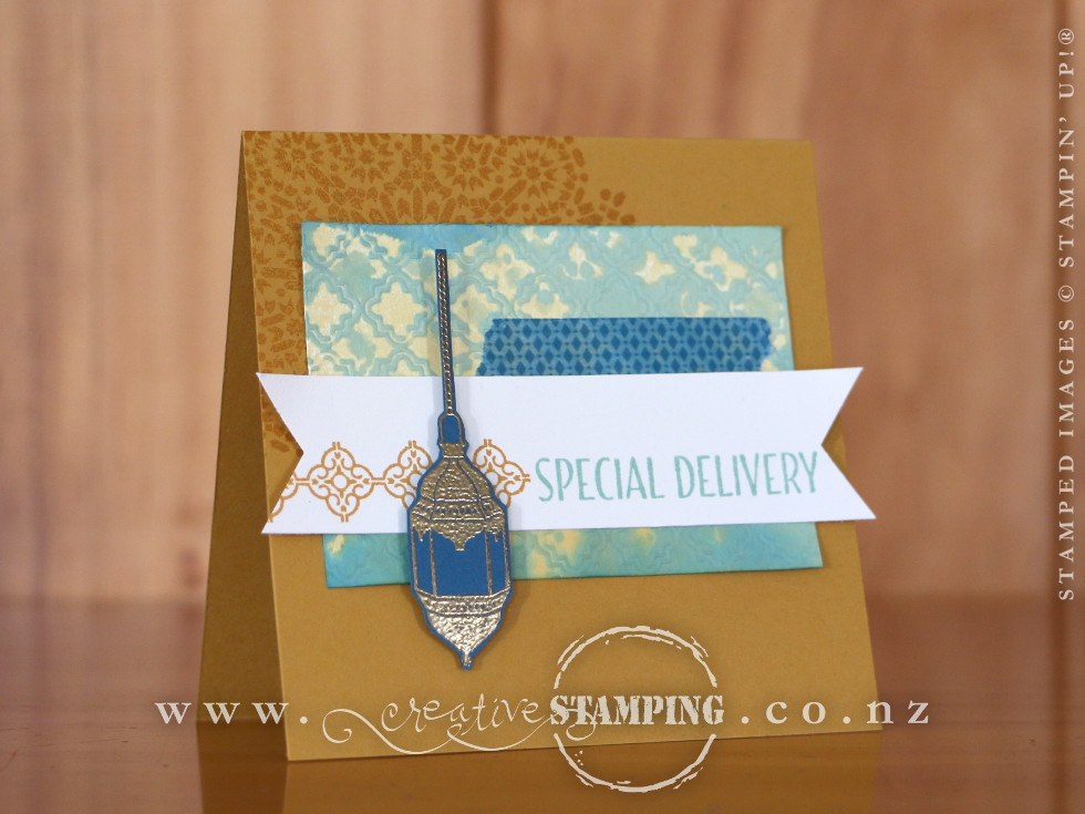 Moroccan Nights Special Delivery Thank You Card