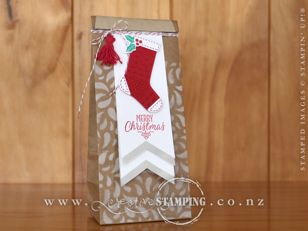 Hang Your Stocking Cafe Gift Bag