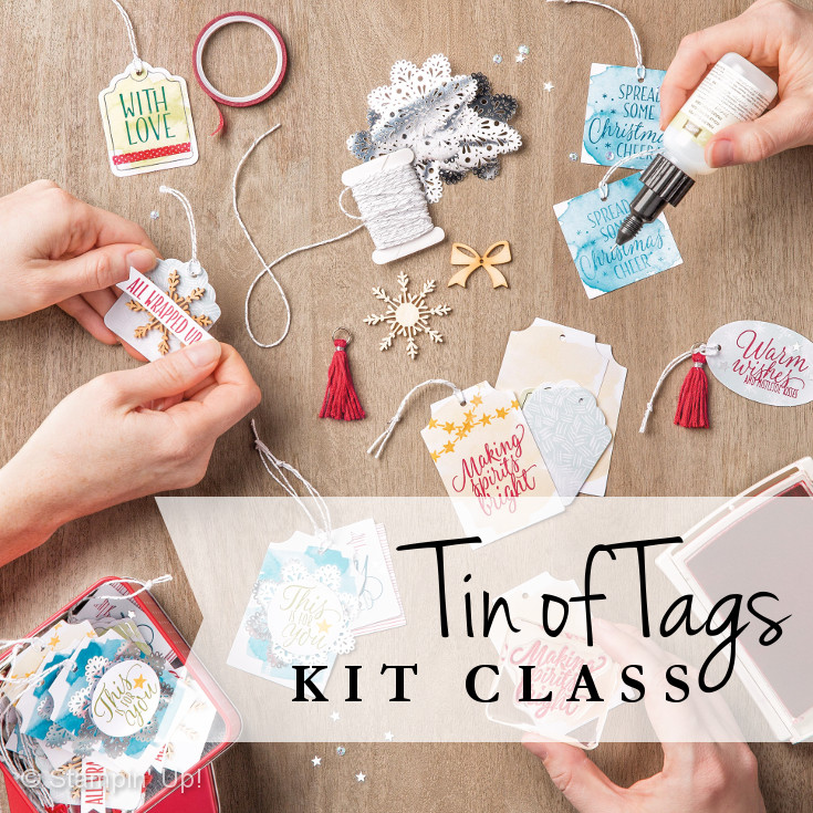 Tin of Tags Kit Class