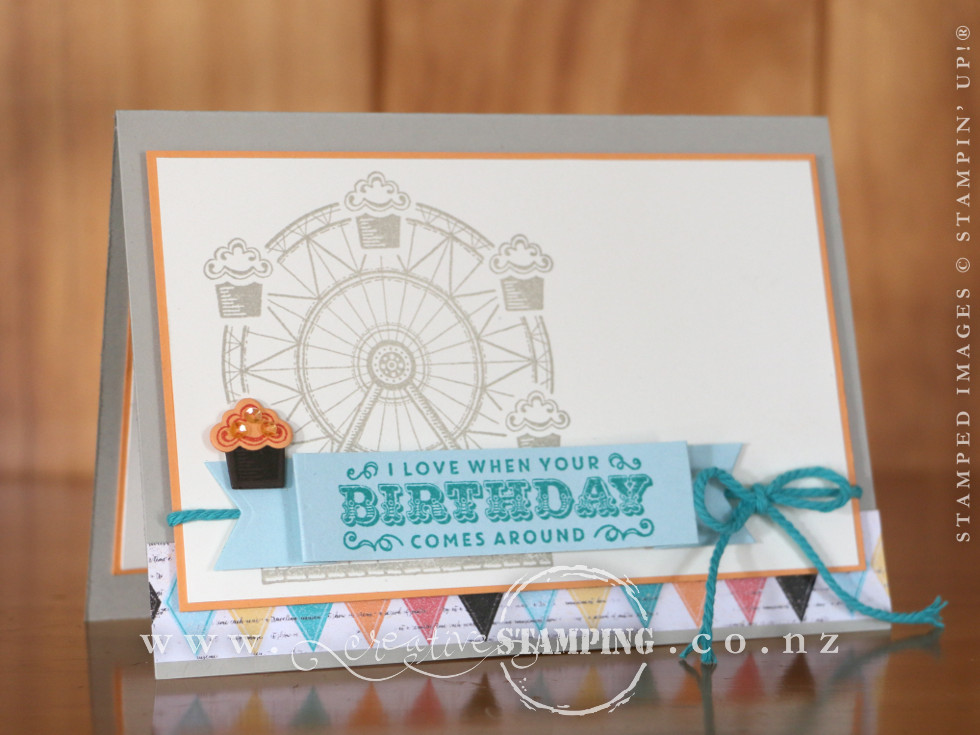 Carousel Birthday Card