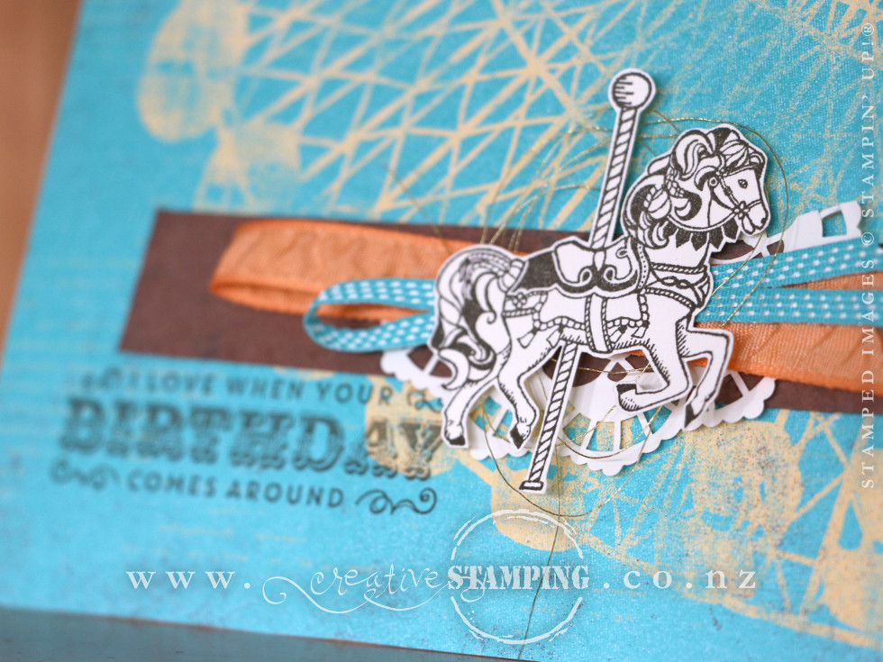 Carousel Birthday Card