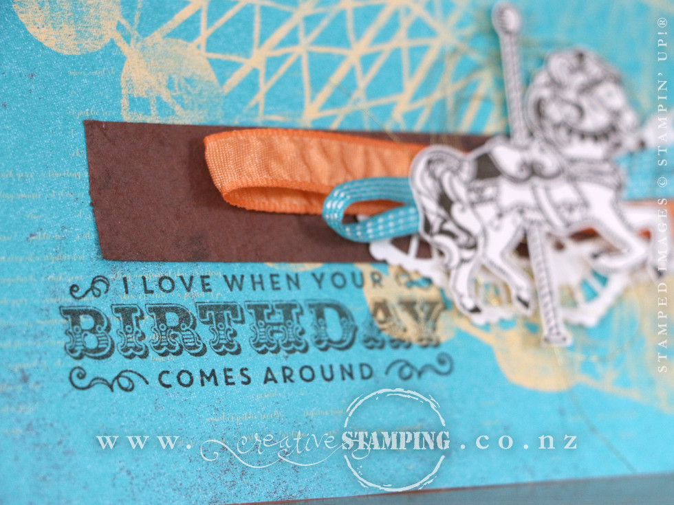 Carousel Birthday Card