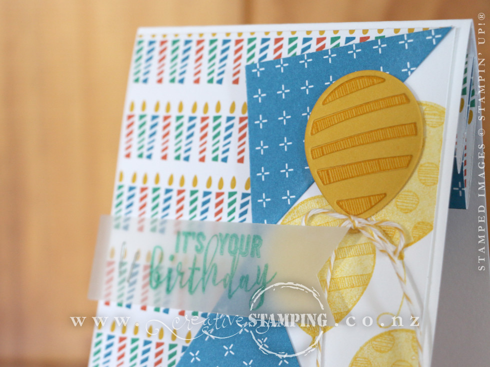 Balloon Adventures Collar-Fold Birthday Card