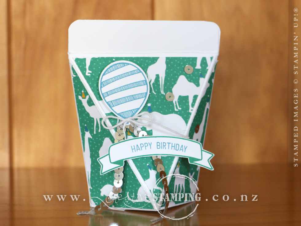 Party Animal Self-Closing Gift Box