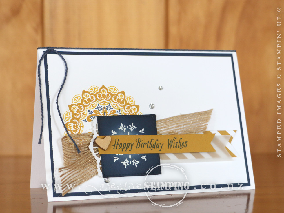 Make A Medallion Birthday Card