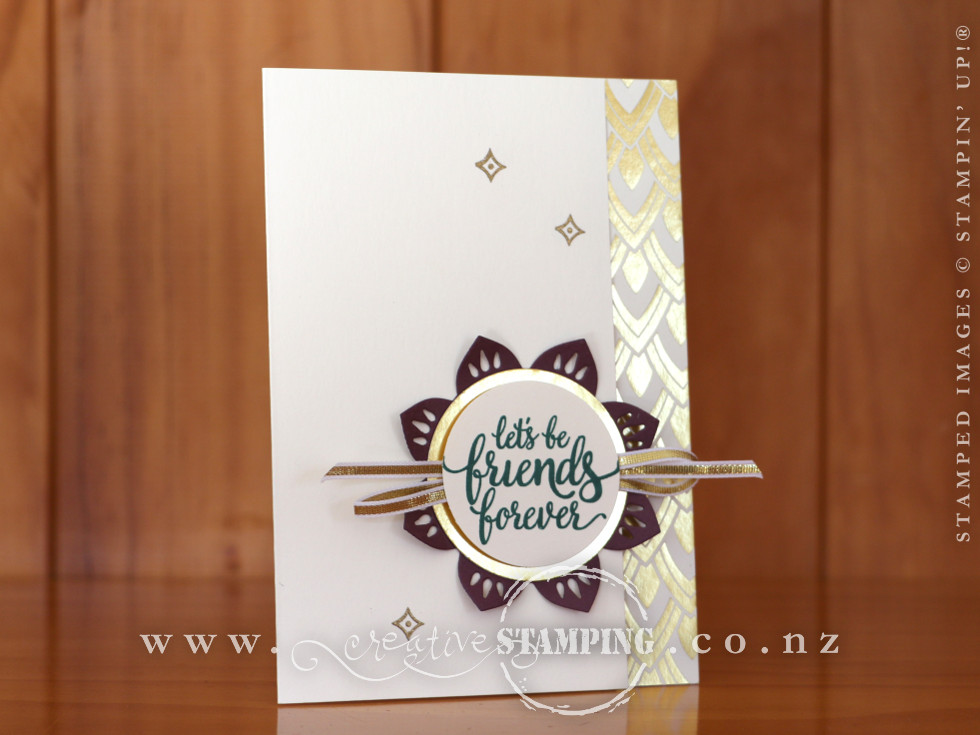 Eastern Beauty Friends Forever Friendship Card