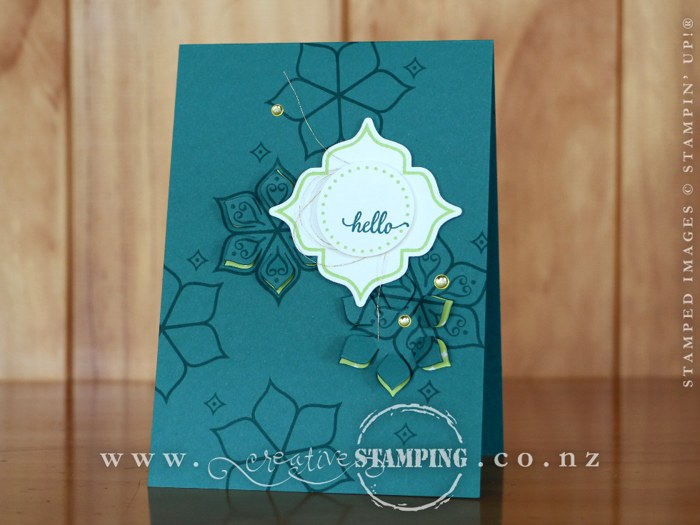 Eastern Beauty Tranquil Tide Hello Card