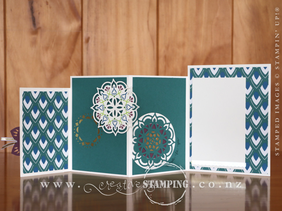 Eastern Beauty Concertina Card