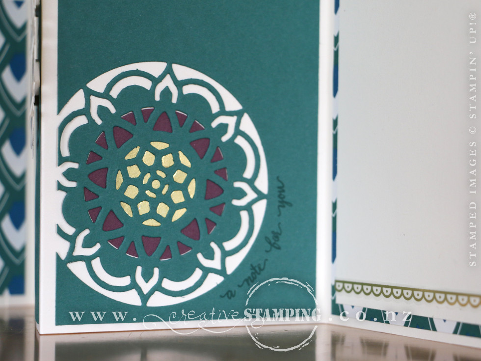 Eastern Beauty Concertina Card