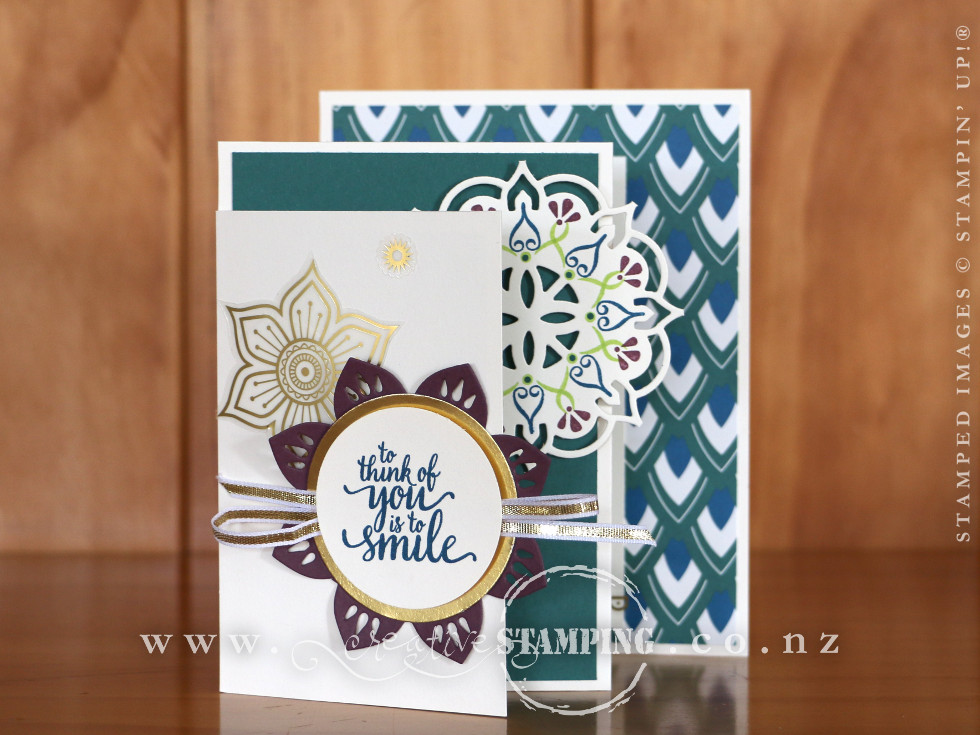 Eastern Beauty Concertina Card