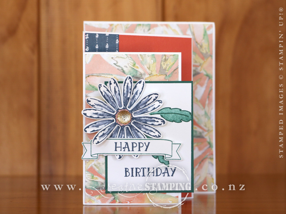 Delightful Daisy Concertina Card
