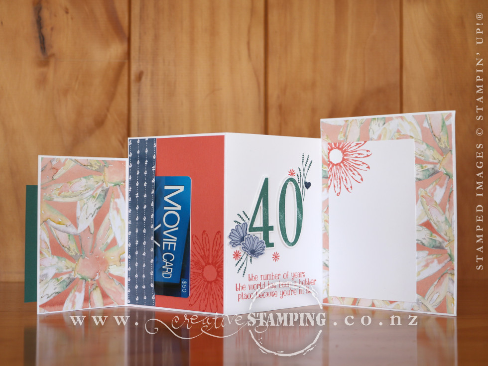 Delightful Daisy Concertina Card