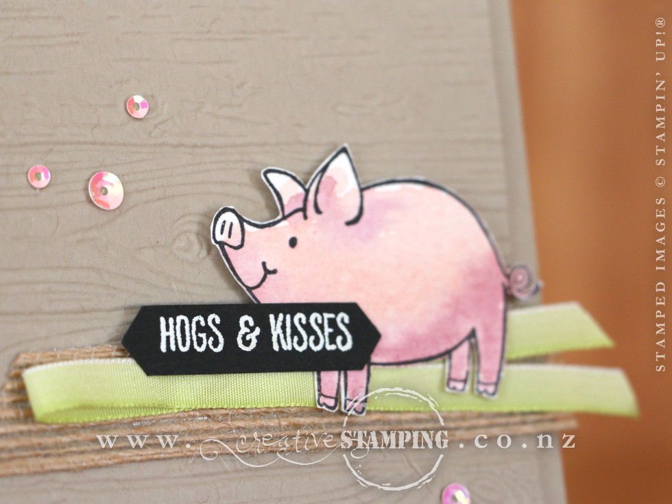 This Little Piggy Hogs & Kisses Card
