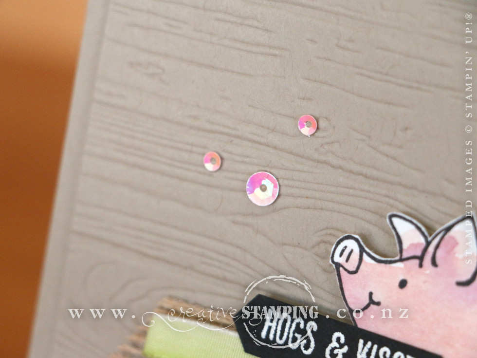 This Little Piggy Hogs & Kisses Card