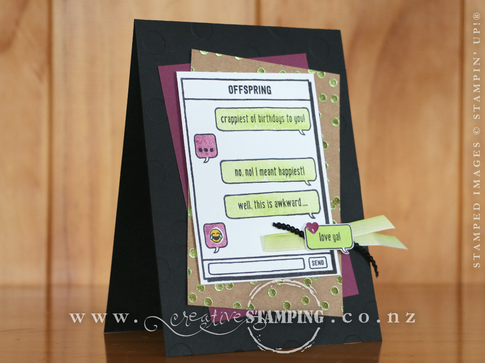 Text Ya Later Birthday Card