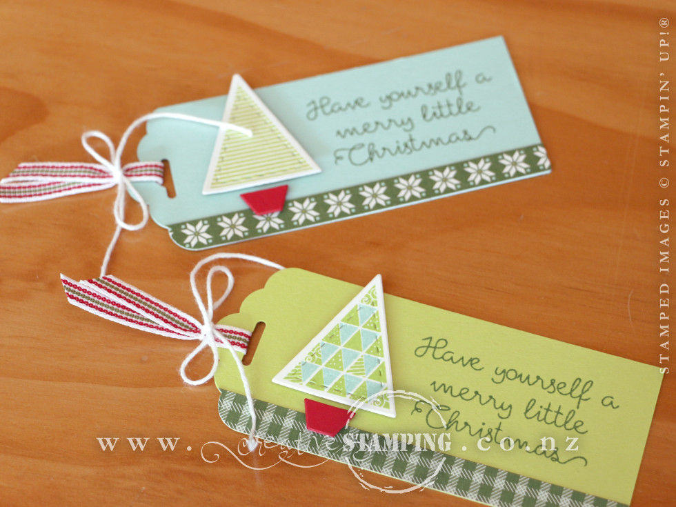 Quilted Christmas Tags