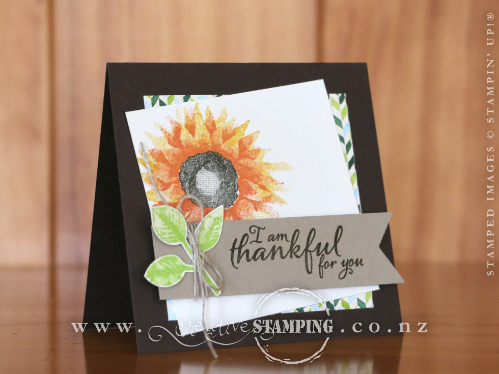 Painted Harvest Thank You Card