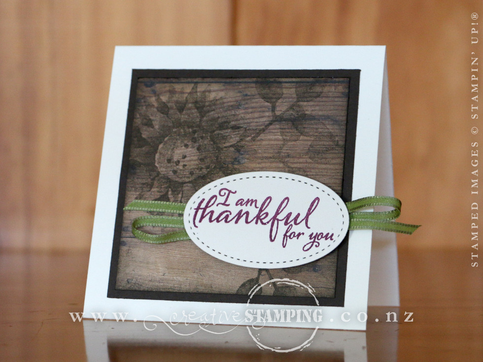 Painted Harvest Thank You Card
